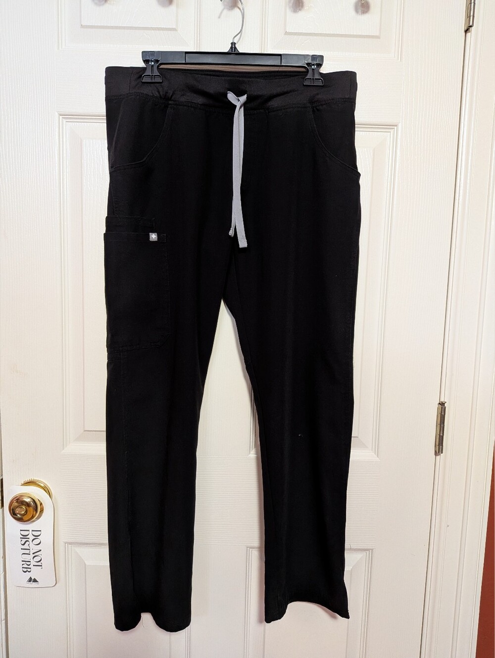 Figs Black Technical Collection Scrub Pants, MP, VGUC